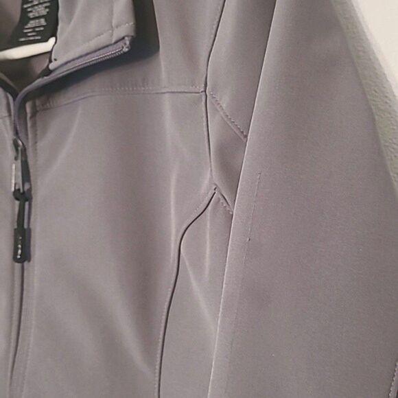 Dickies Jacket grey black zip front shell small womens performance coat lady - Picture 15 of 16